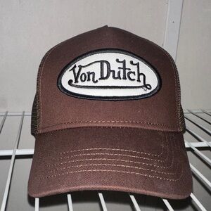 Von Dutch Chocolate Brown Trucker Hat